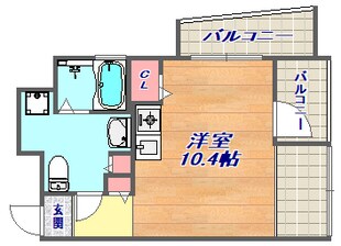 エス・キュート御影の物件間取画像